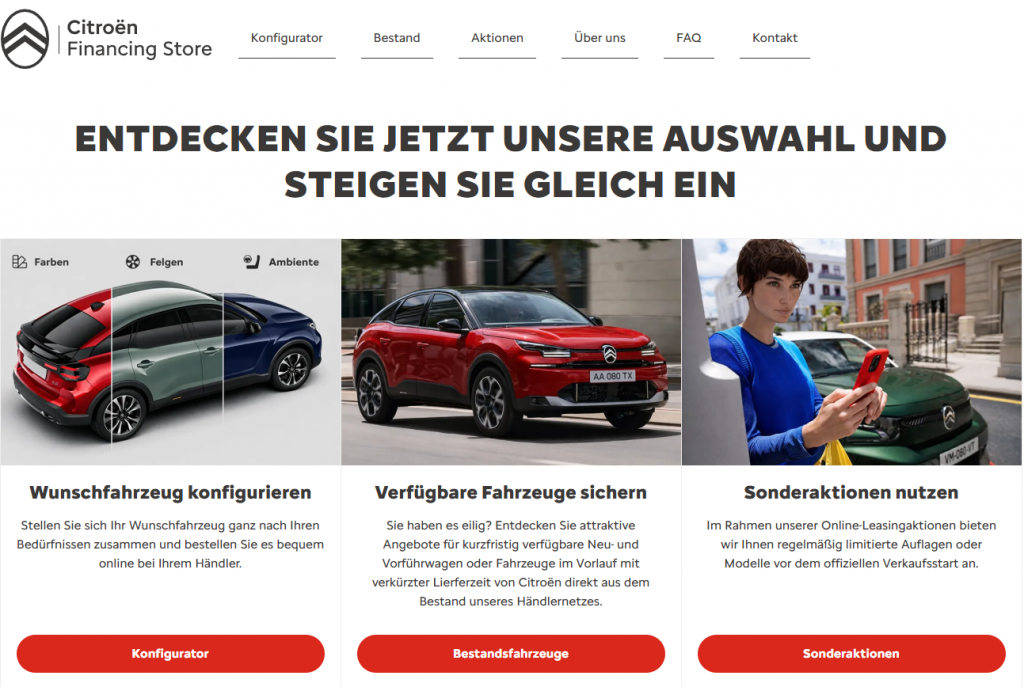 Homepage Citroen